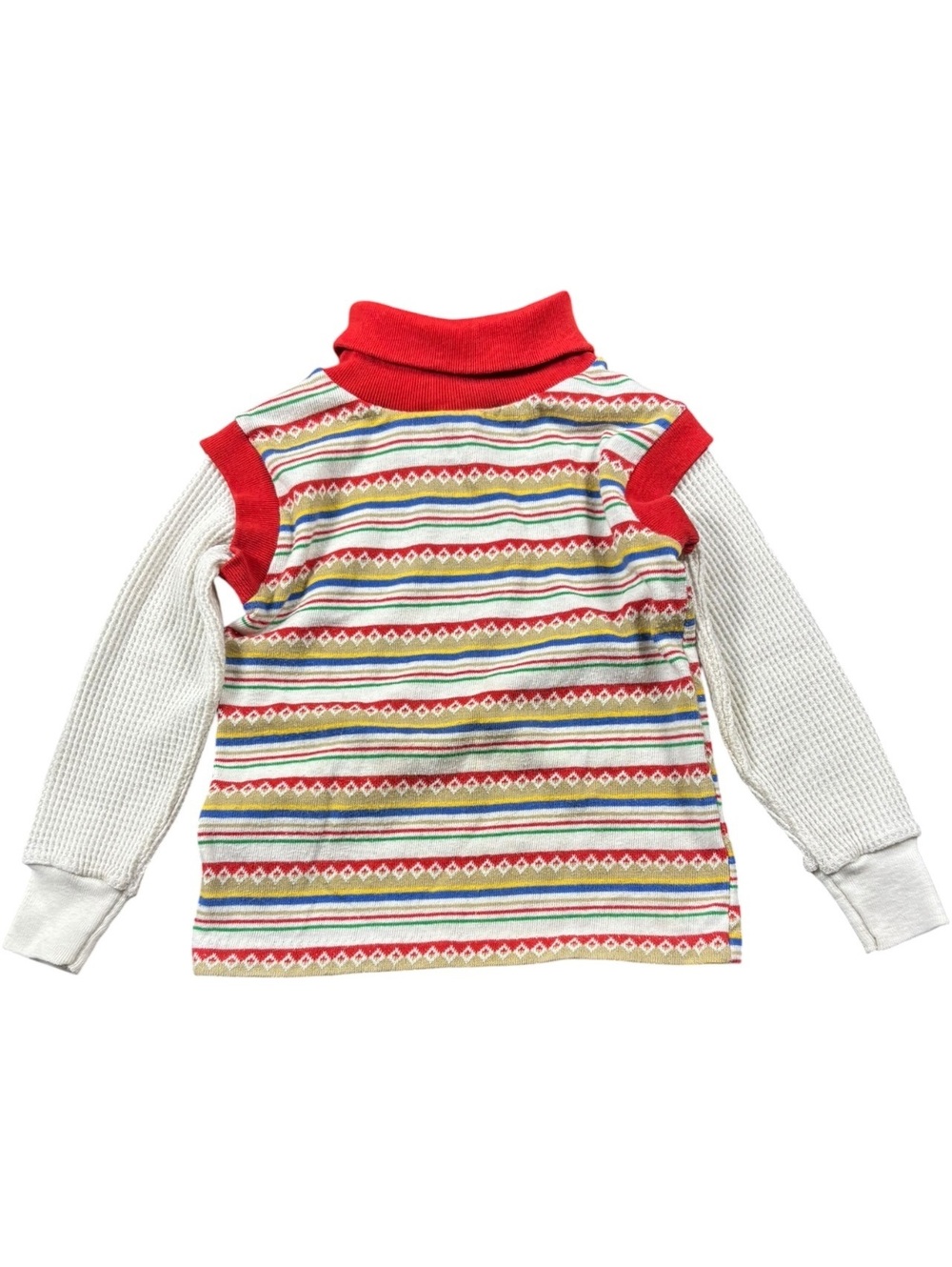 Sears 70s Toddler Boys Layered Turtleneck Shirt